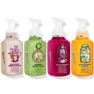 Bath Body Works Gentle Foaming Hand Soap Set of 4 NEW